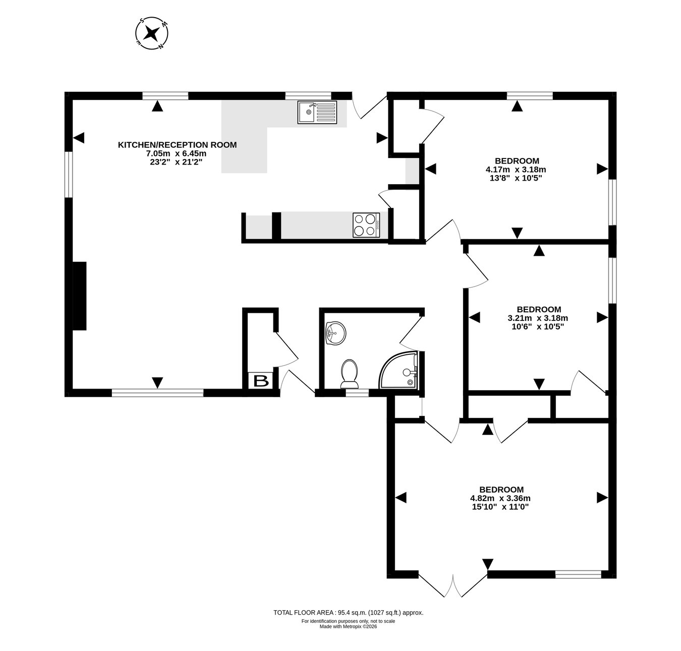 99, Caer Beris Holiday Park, Builth Wells floorplan