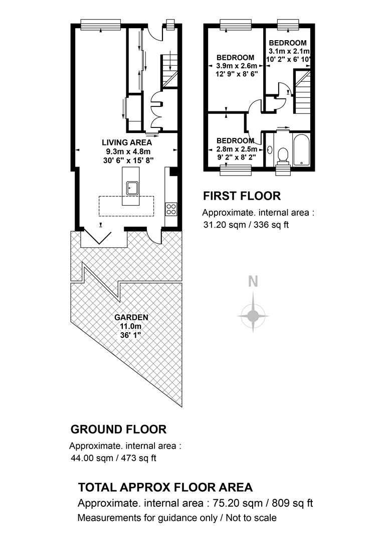 Grove Hill Road, Camberwell SE5, 3 bedroom terraced house for sale