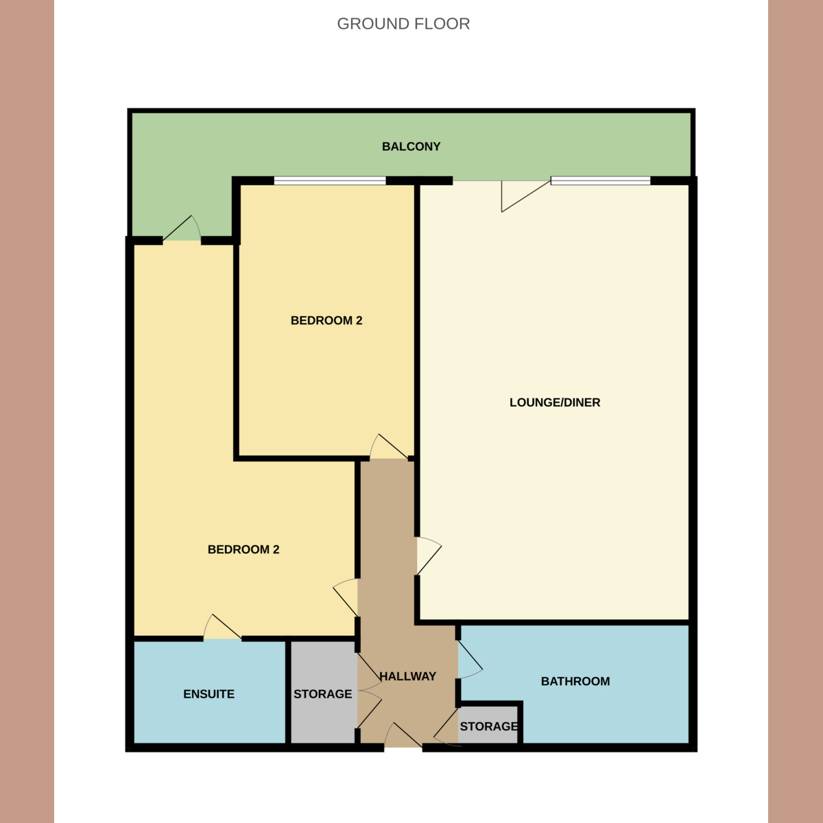 FLAT 16 THE VIEW, 847, London Road Westcliff-on-sea, Westcliff-on-sea floorplan