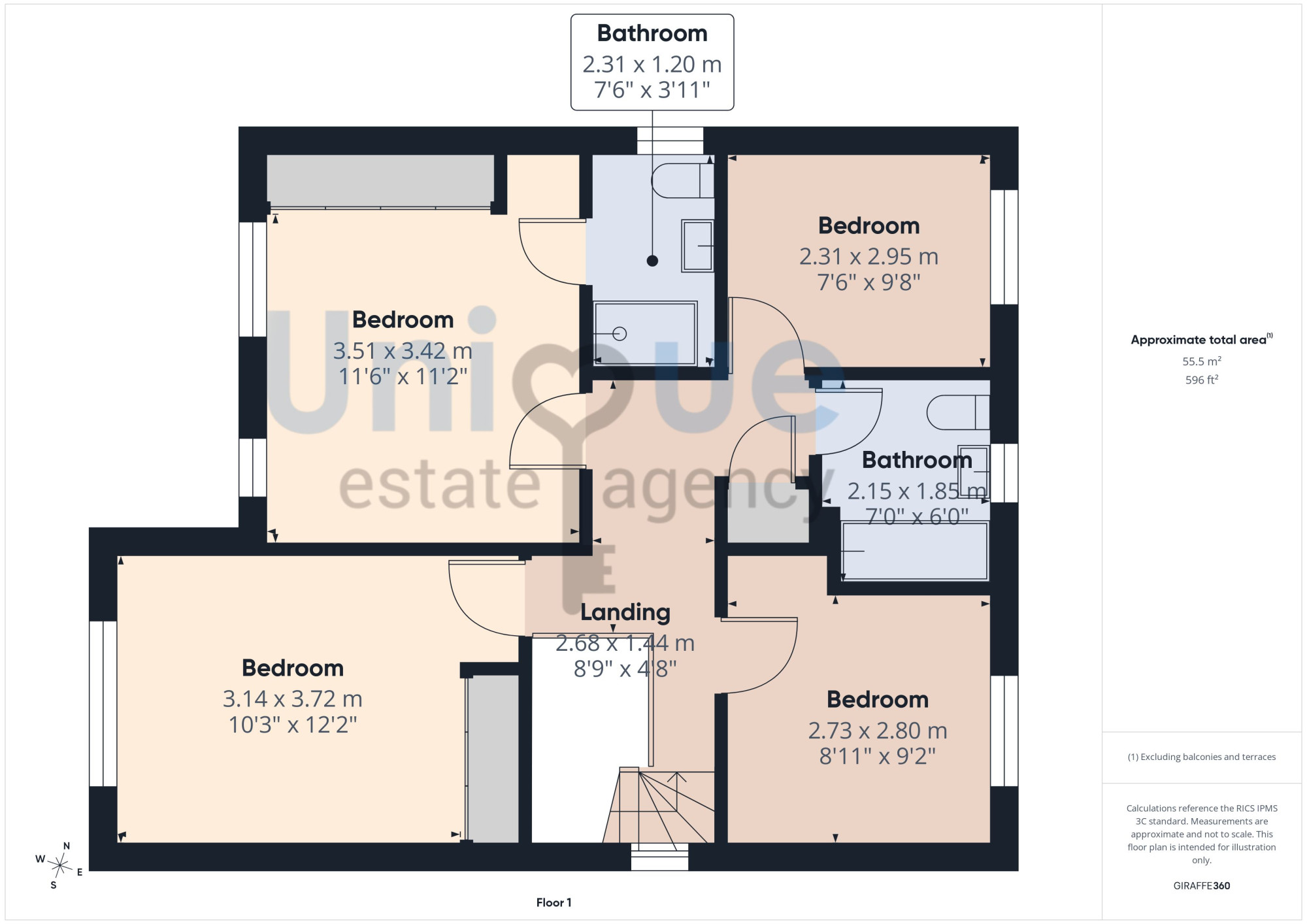 53, Ashworth Road, Lytham St. Annes floorplan