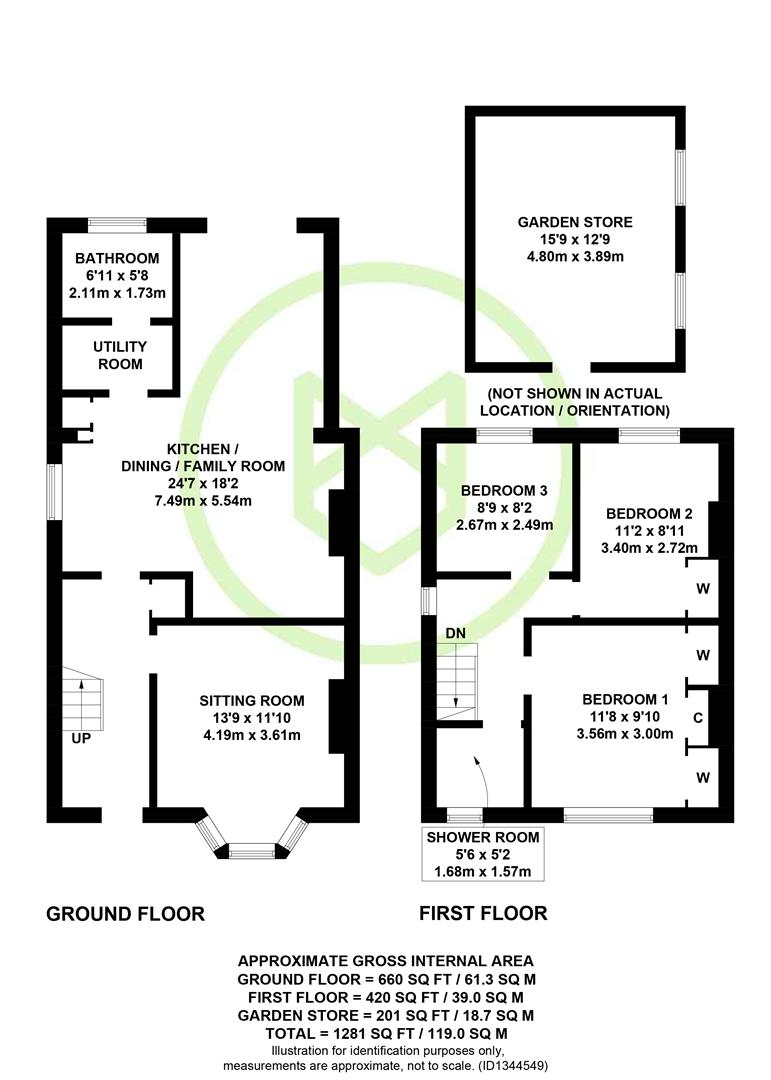 Percy Road, Southampton floorplan