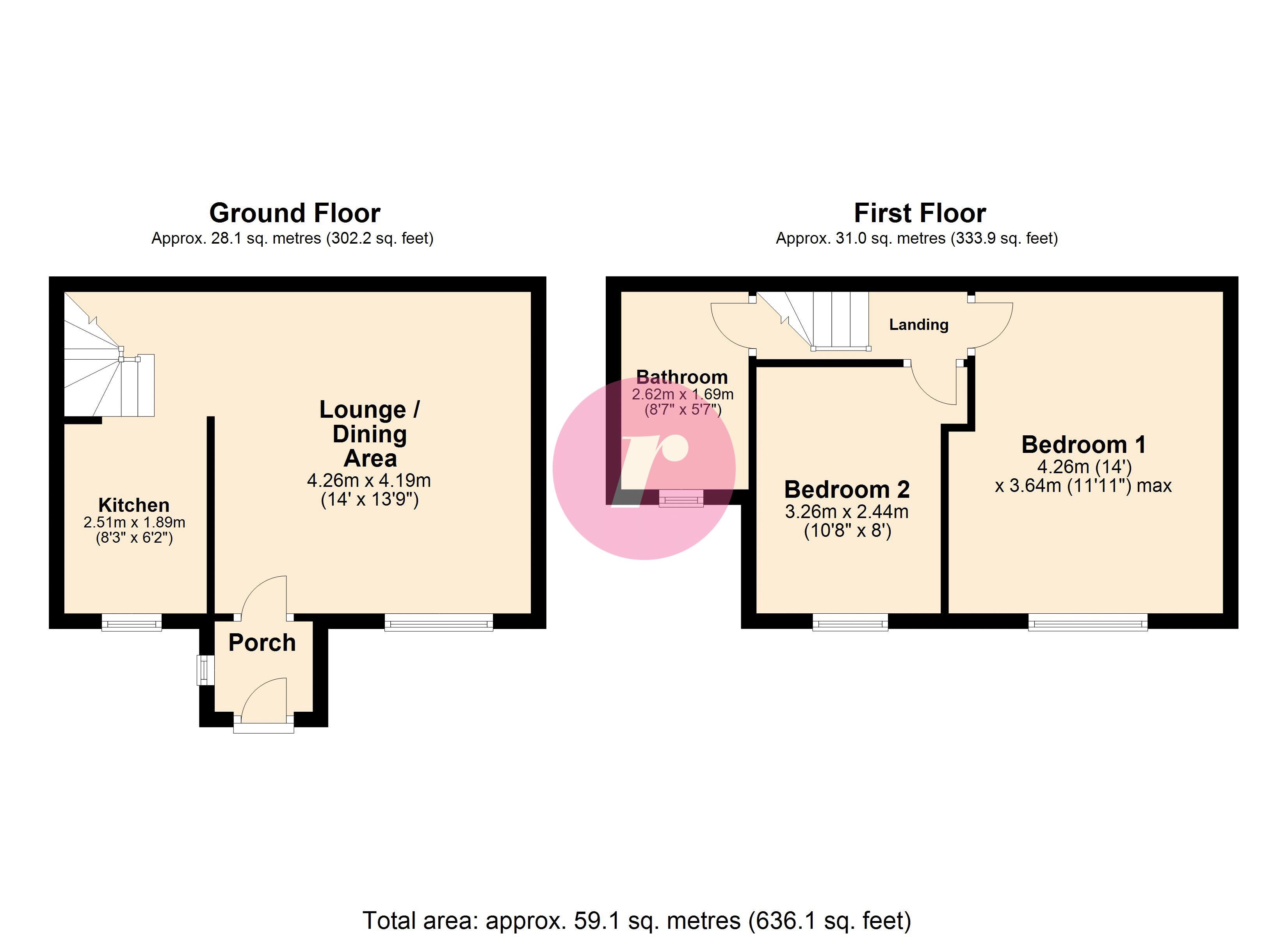 2, Slaunt Bank, Rochdale floorplan