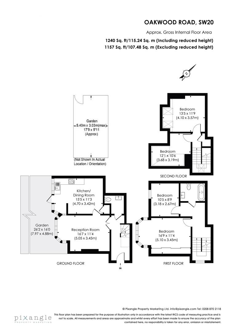 Oakwood Road, West Wimbledon floorplan