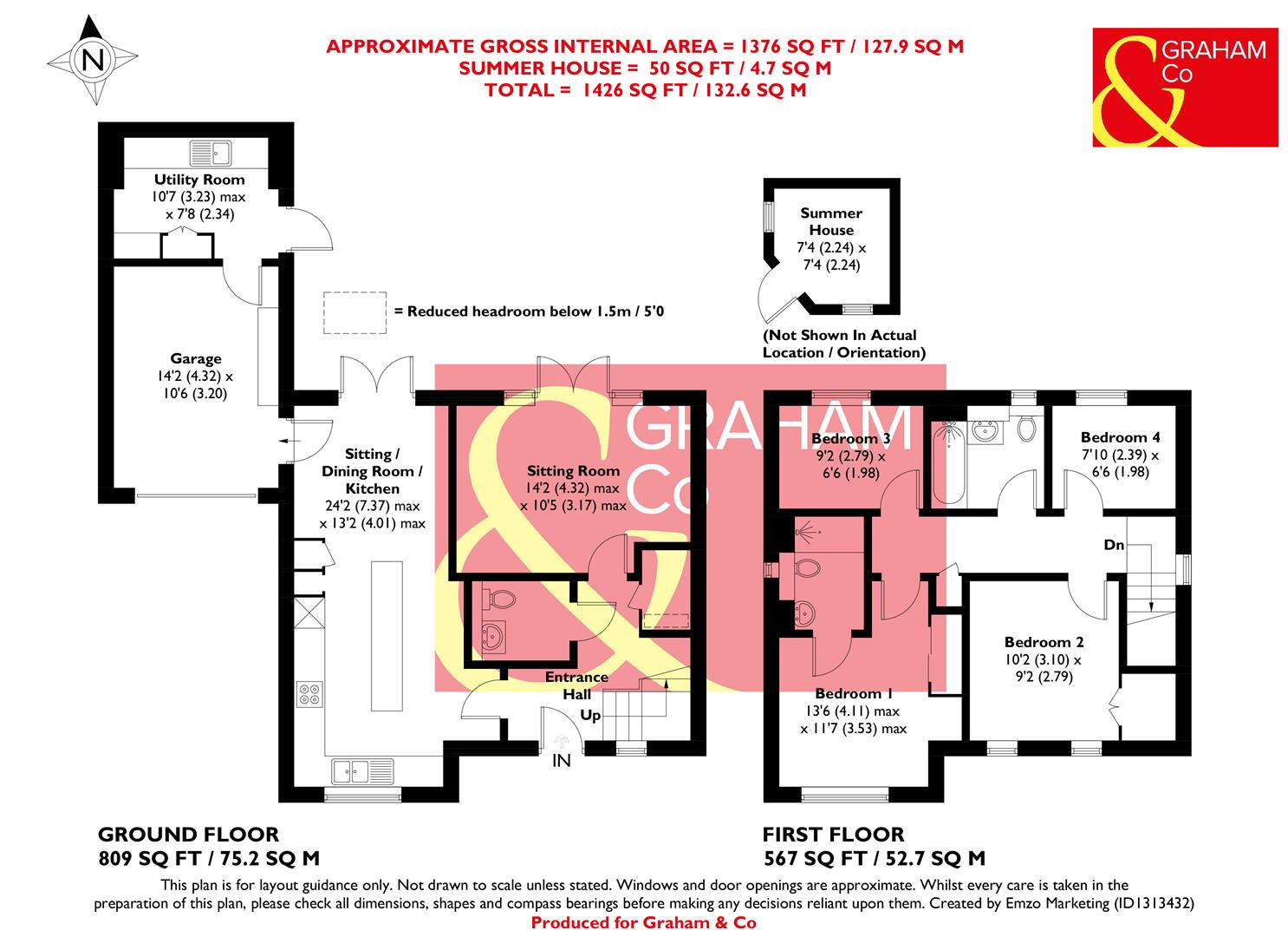 22, Apple Dell View, Basingstoke floorplan
