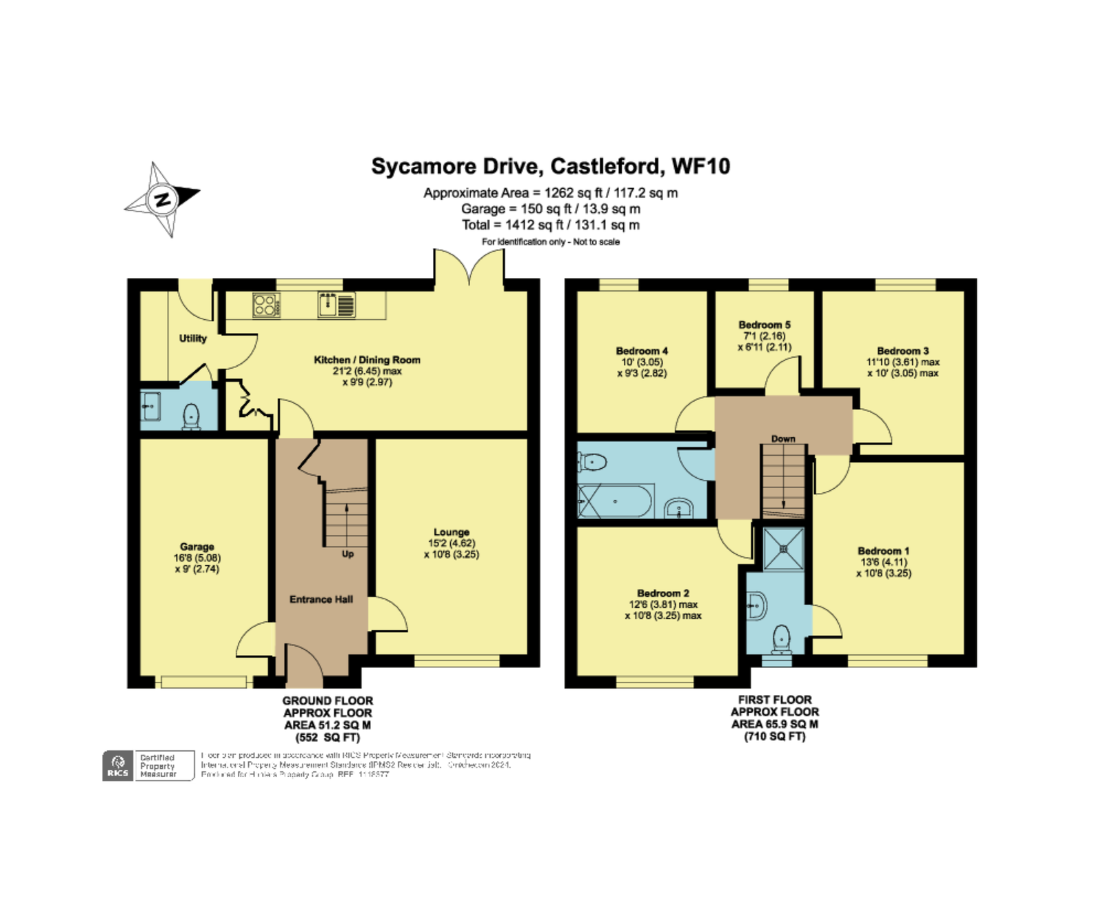 109, SYCAMORE DRIVE, CASTLEFORD floorplan