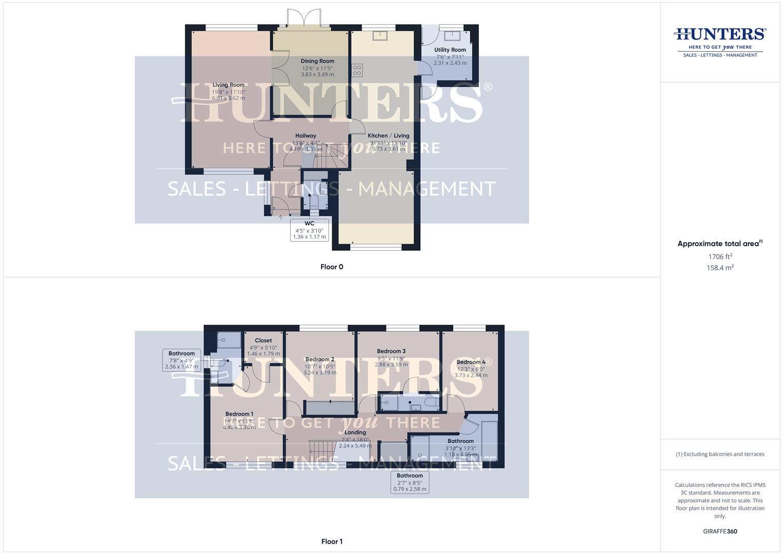 1, Rock Lodge Road, Sunderland floorplan