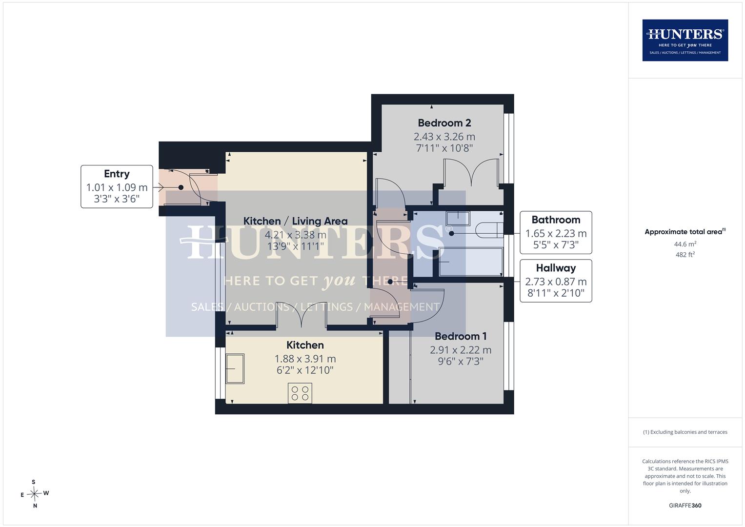 Apartment A, Victory House, Sunderland floorplan