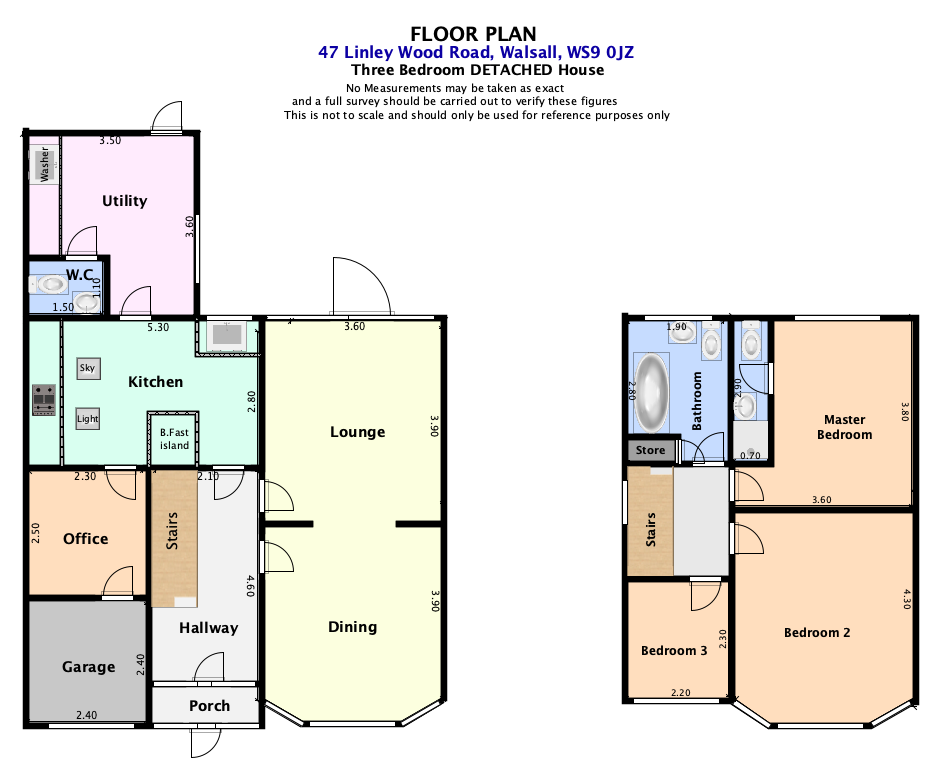 47, Linley Wood Road, WALSALL floorplan