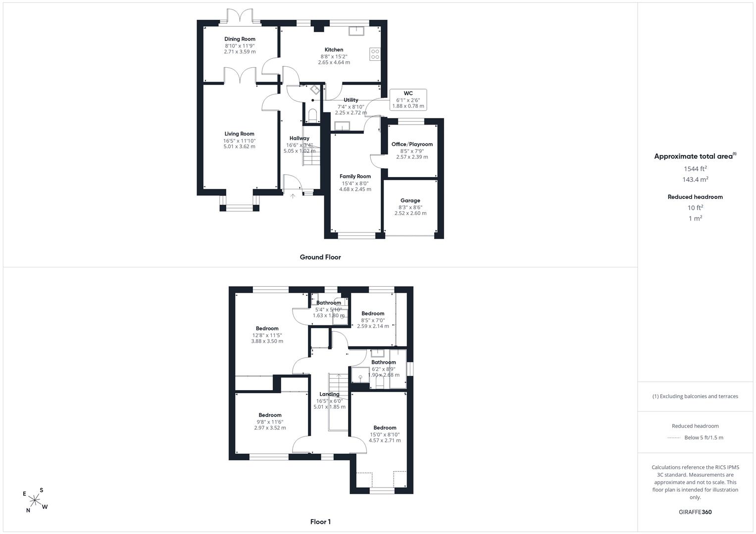 4, Kestrel Way, Aylesbury floorplan