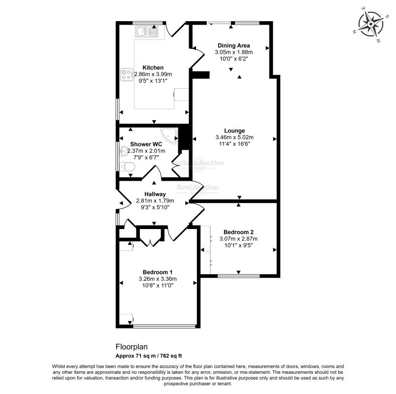 73, Beech Road, Brough floorplan
