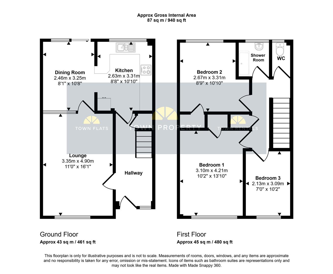 59, The Rising, Eastbourne floorplan