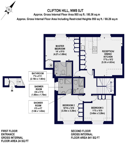 3 Bedrooms Flat to rent in Clifton Hill, London NW8