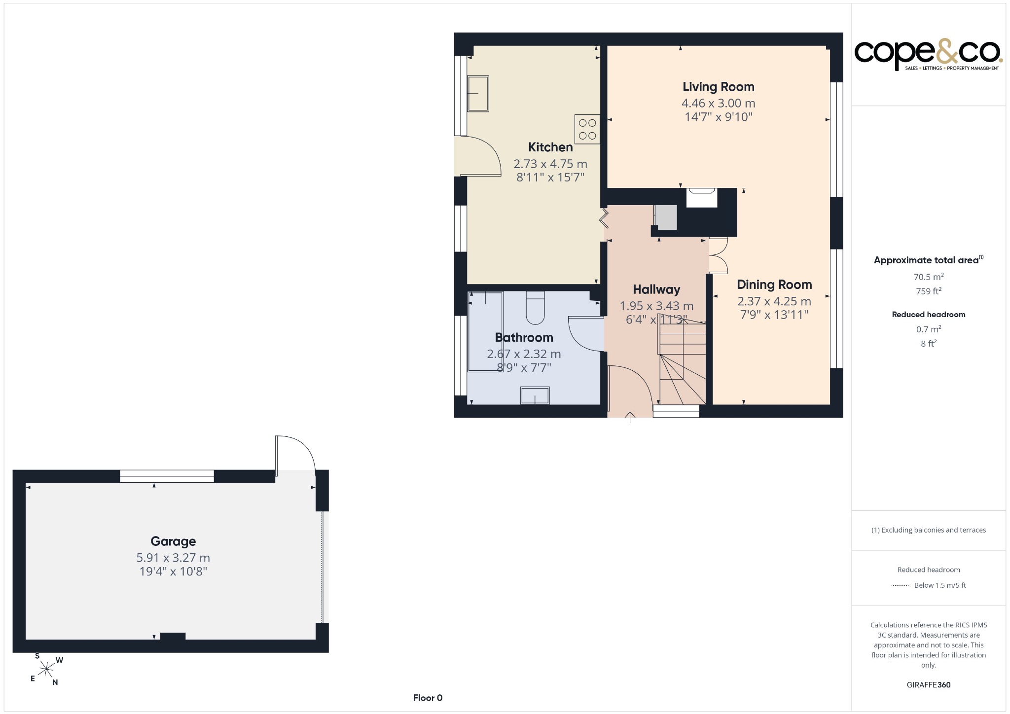 16 Rowan Close, Chaddesden, Derbyshire floorplan