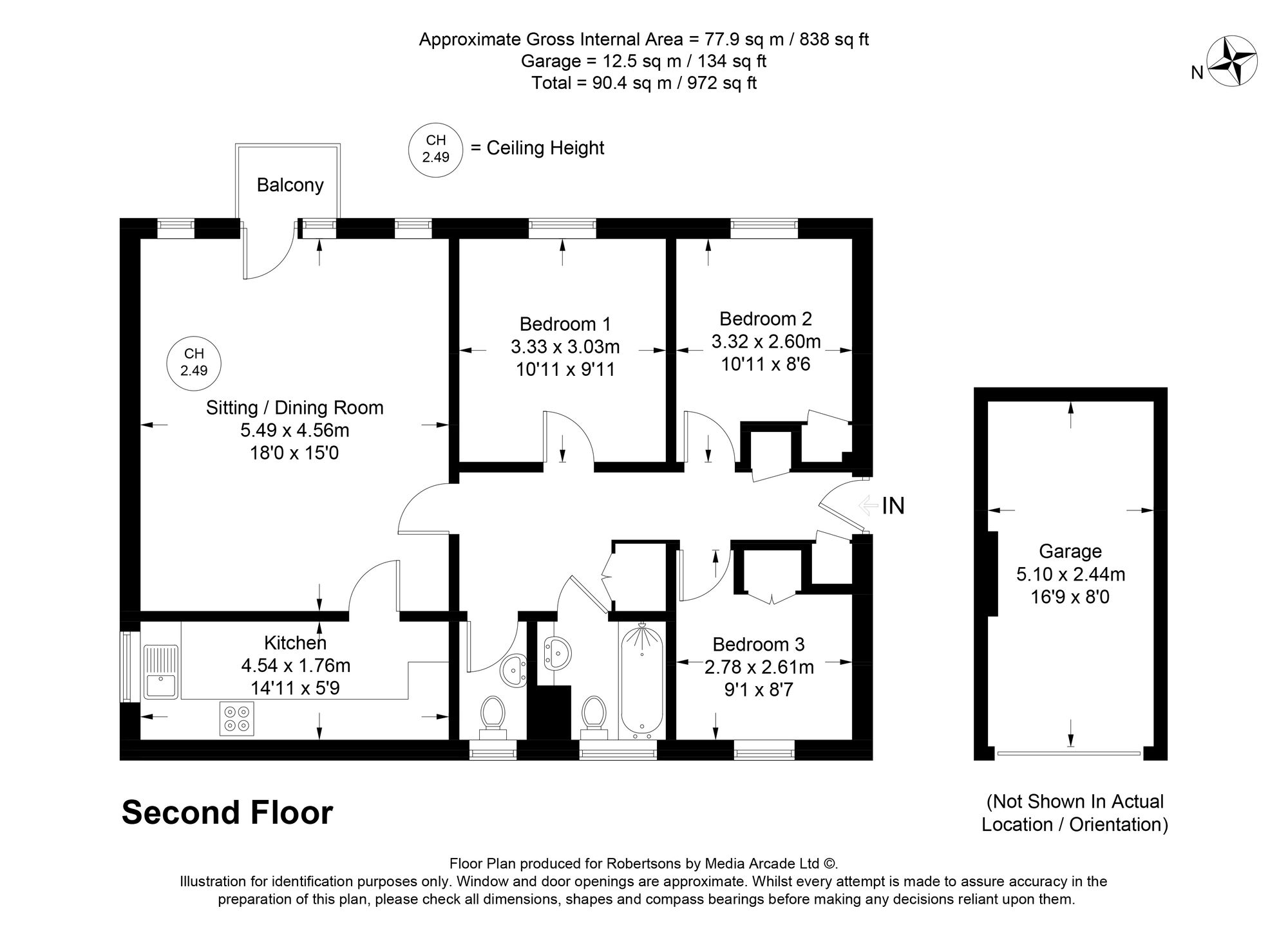 12 Stacey House Cressex Road, High Wycombe floorplan