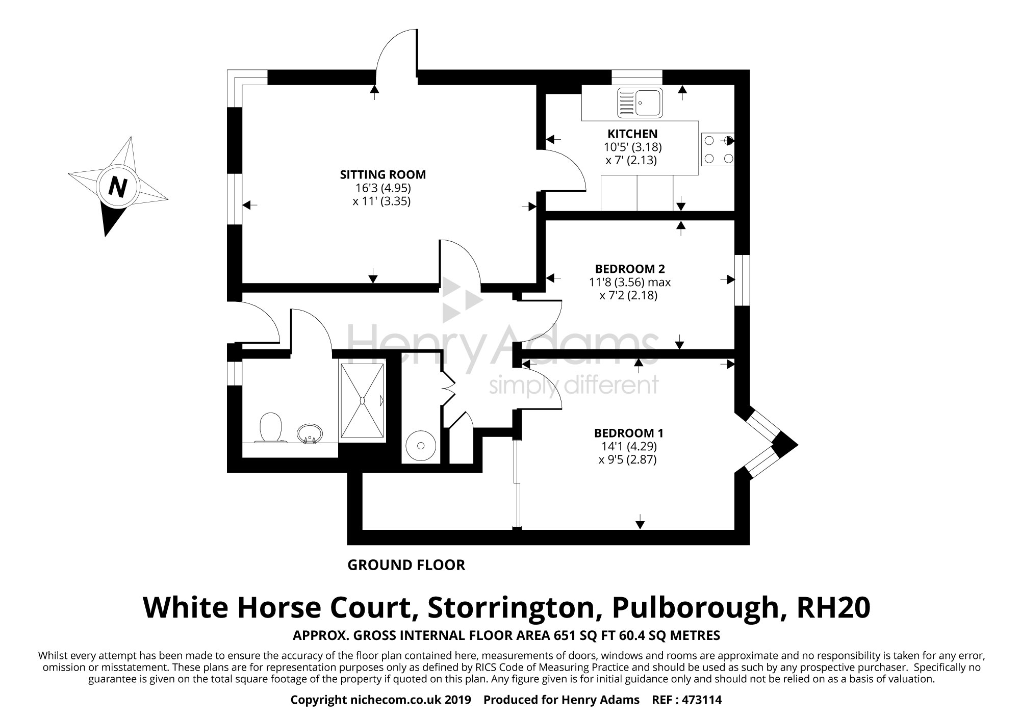 2 Bedrooms  for sale in White Horse Court, Storrington RH20