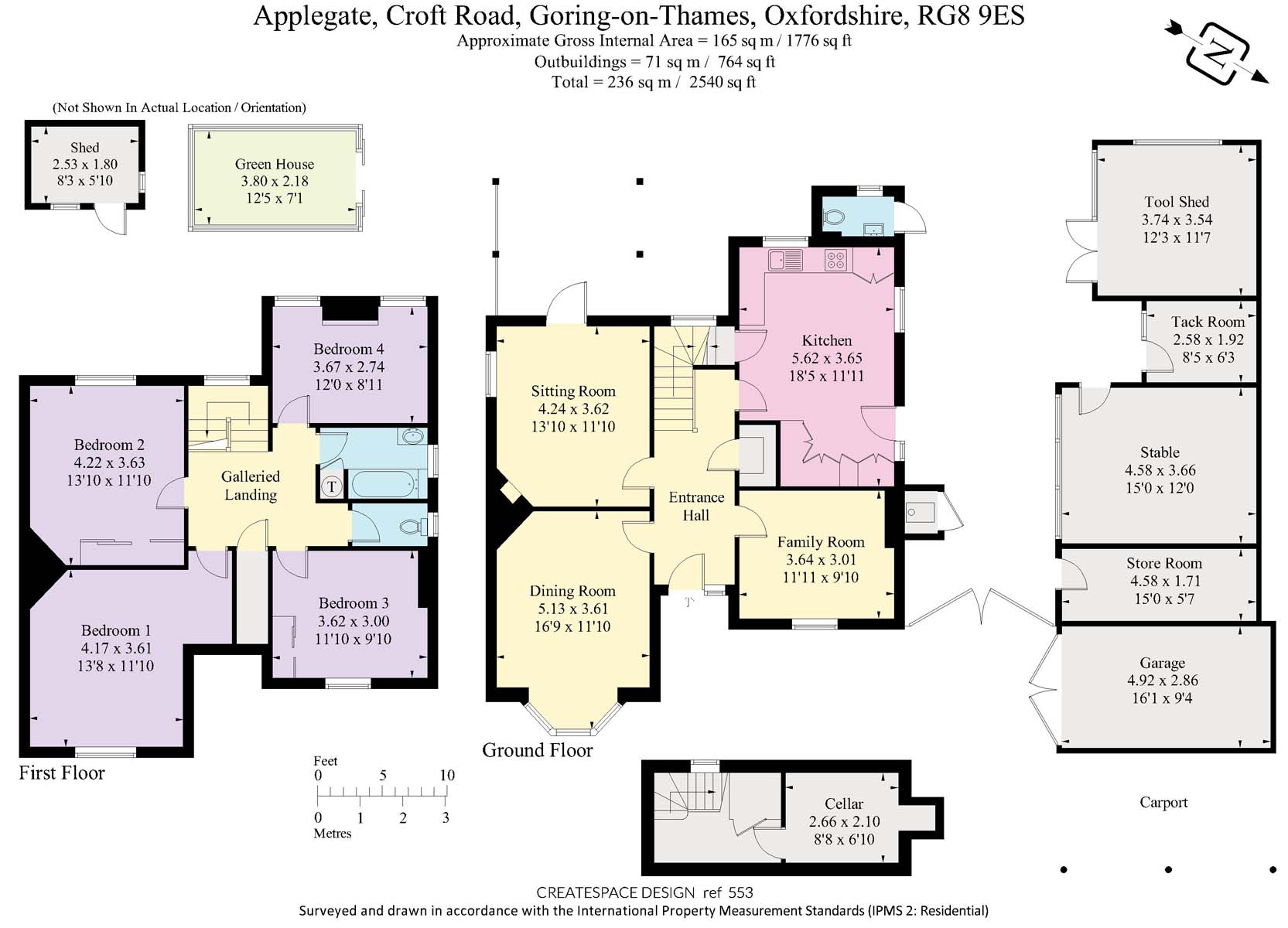 Applegate, Croft Road, Goring on Thames floorplan