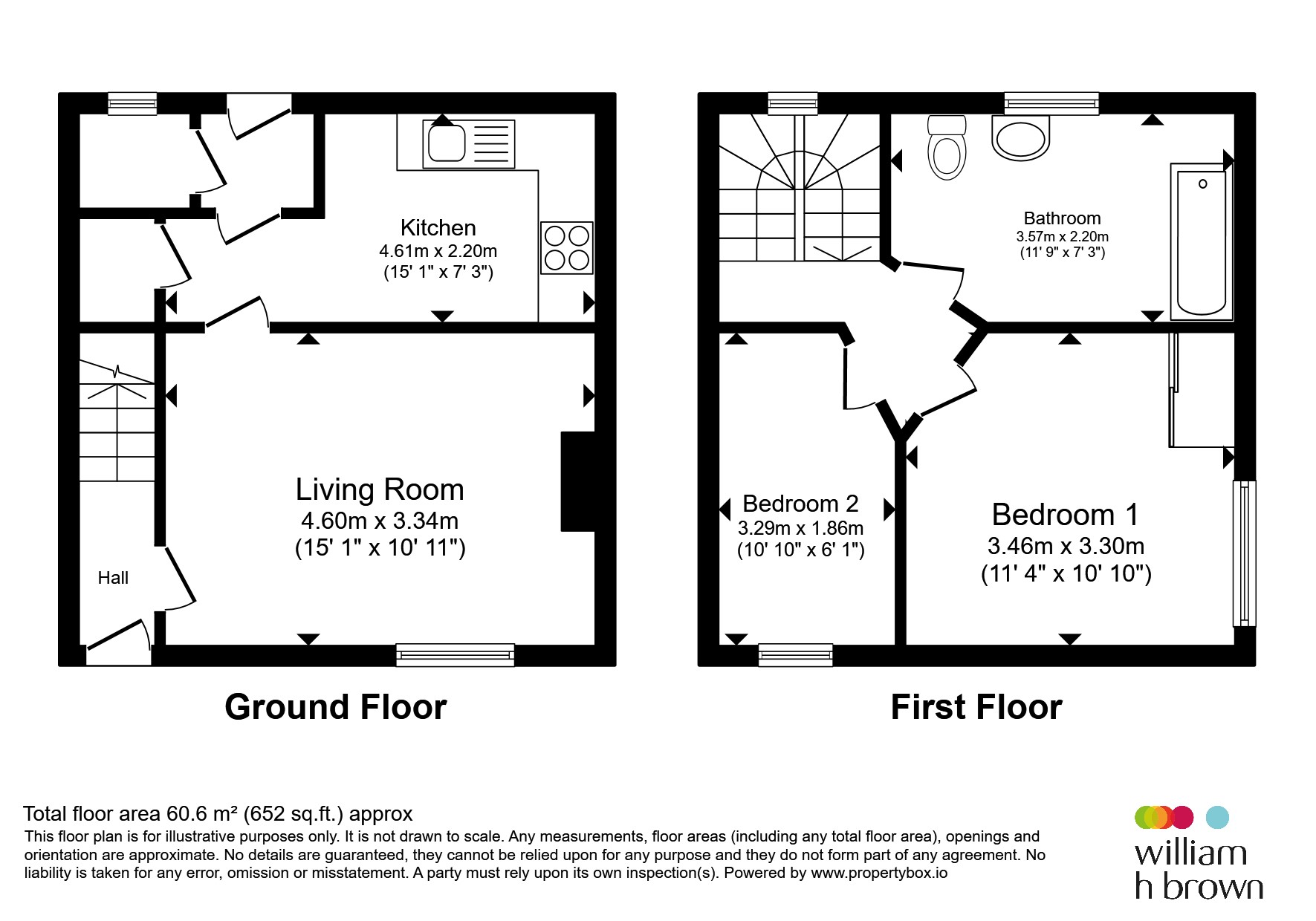 51, Chestnut Grove, York floorplan