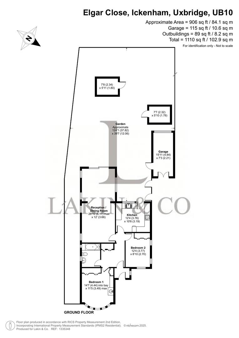 3, Elgar Close, Ickenham floorplan