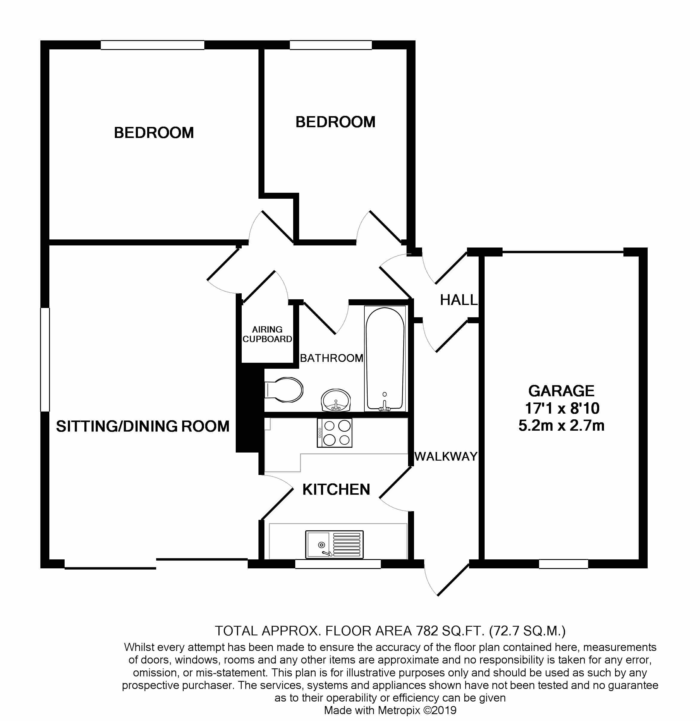 2 Bedrooms Bungalow for sale in Maddocks Hill, Warminster BA12