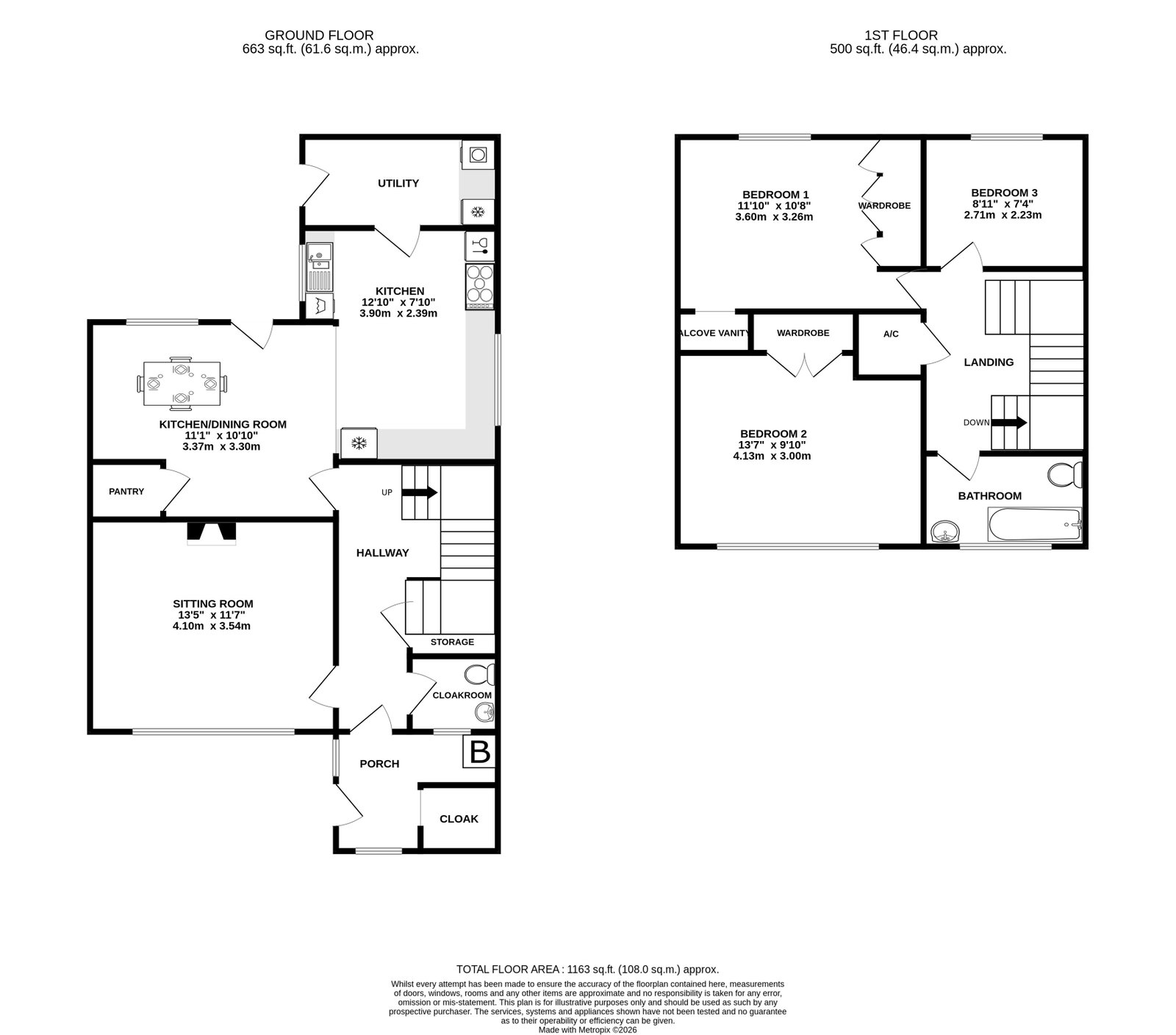 21, The Crypt Estate, Dymock floorplan