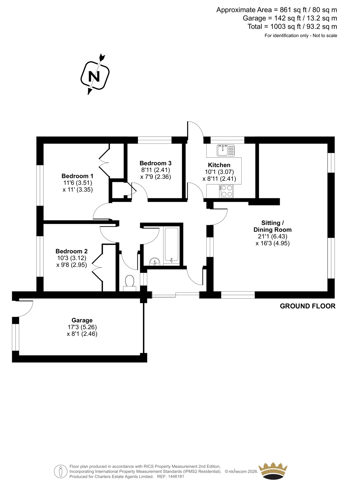 93, Priors Dean Road, Hampshire floorplan