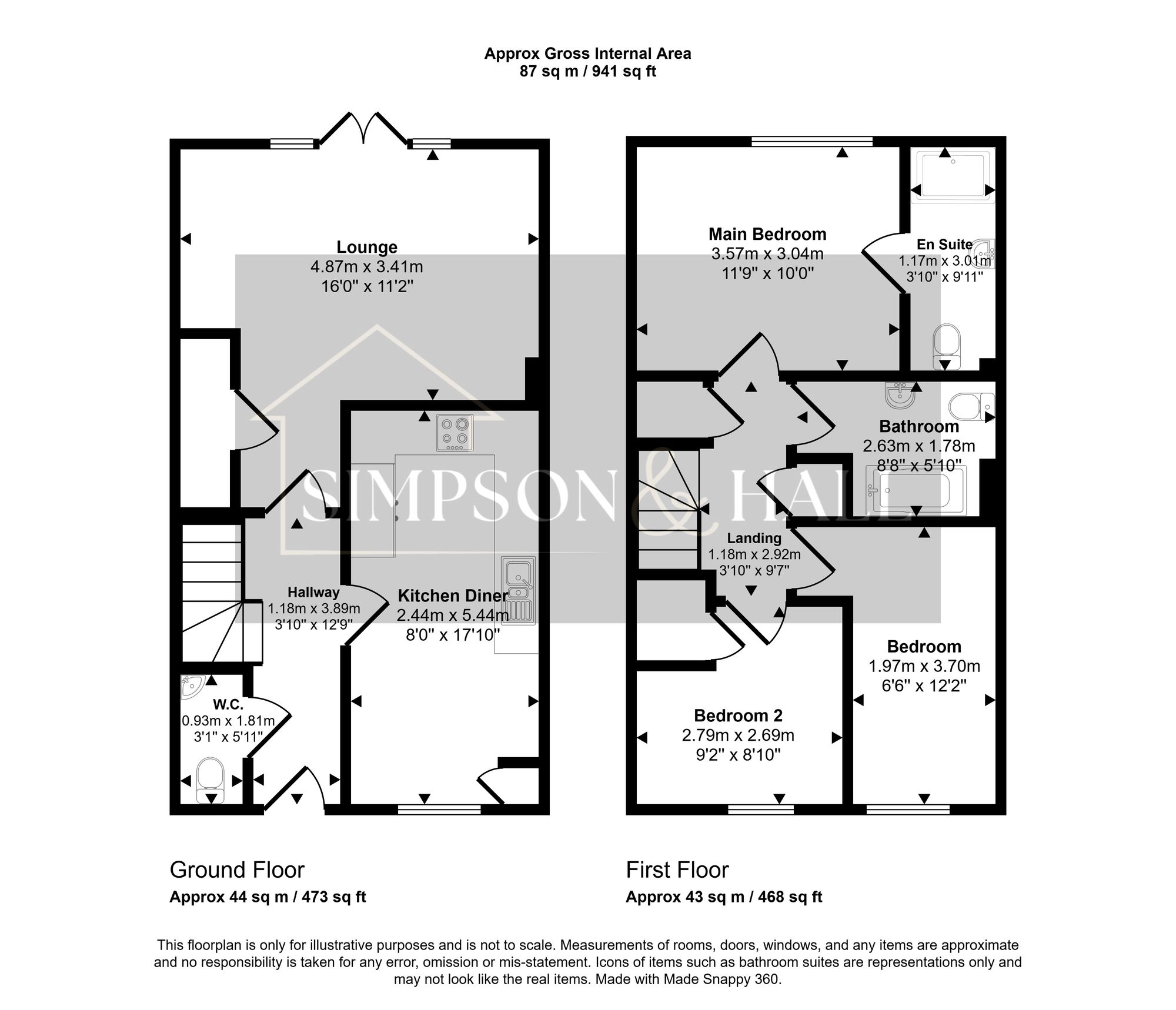 12 John Haselden Crescent, Ashford floorplan