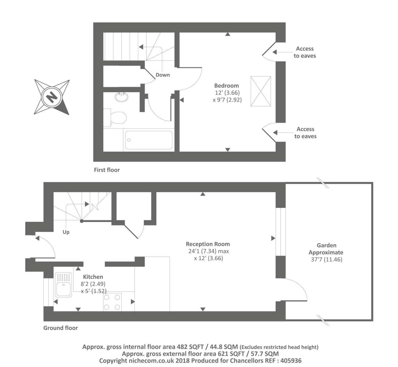 1 Bedrooms Terraced house for sale in Glaisdale, Thatcham RG19