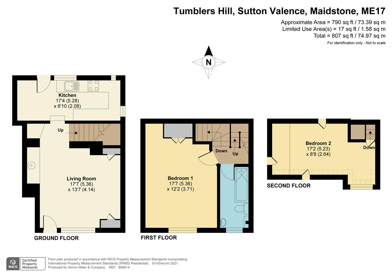 2 Sun Cottage, Tumblers Hill, Sutton Valence floorplan