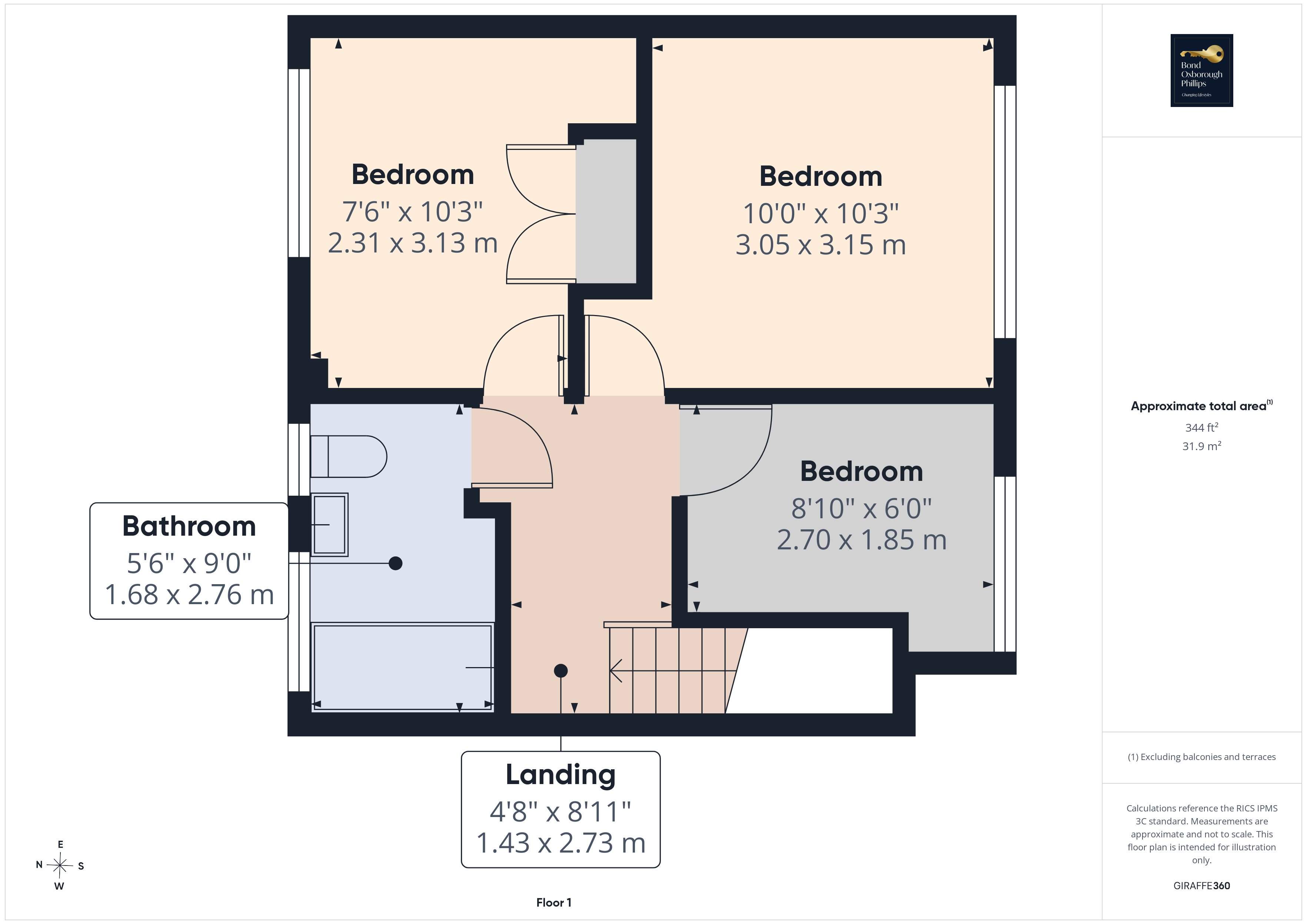 32, Valley View, Bodmin floorplan