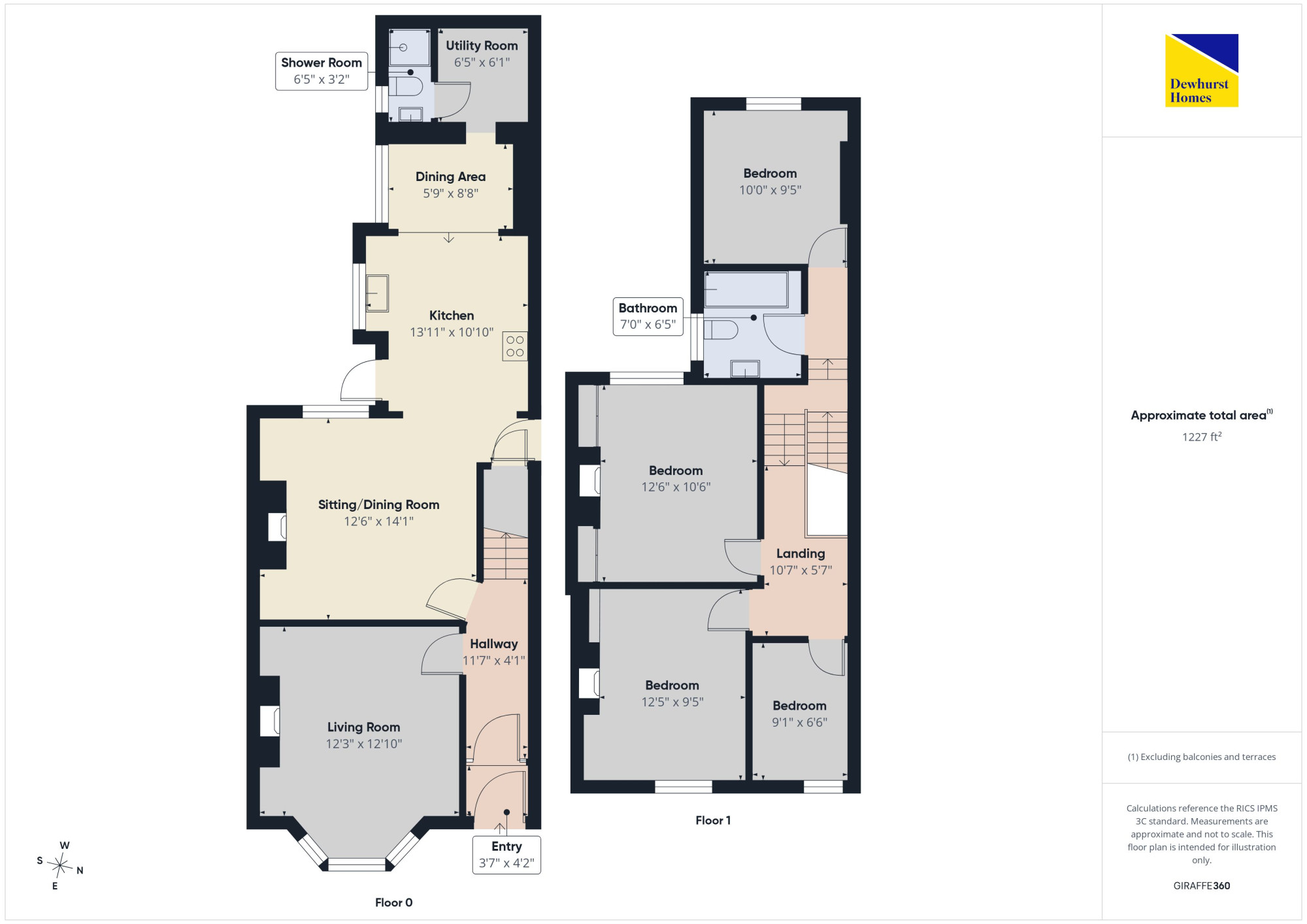 7, East View, Fulwood Row, Preston floorplan