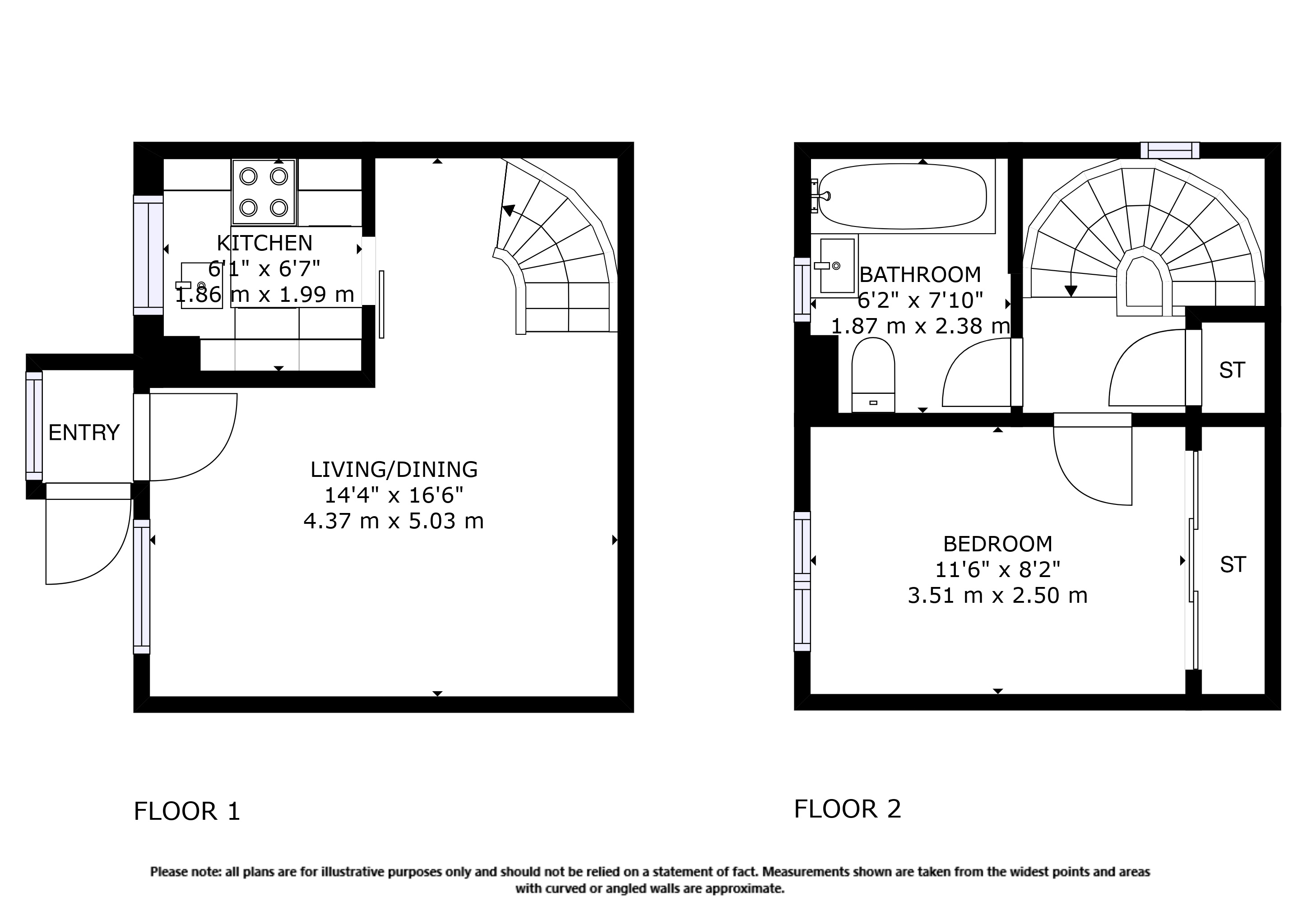 Maurice Avenue, Stirling, Stirlingshire FK7, 1 bedroom terraced house
