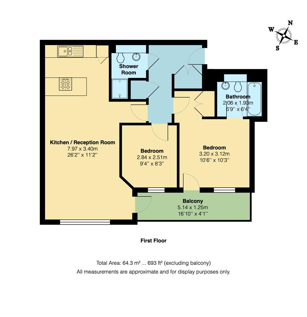 10 Plaza Heights, 12, Maud Road, Leyton floorplan