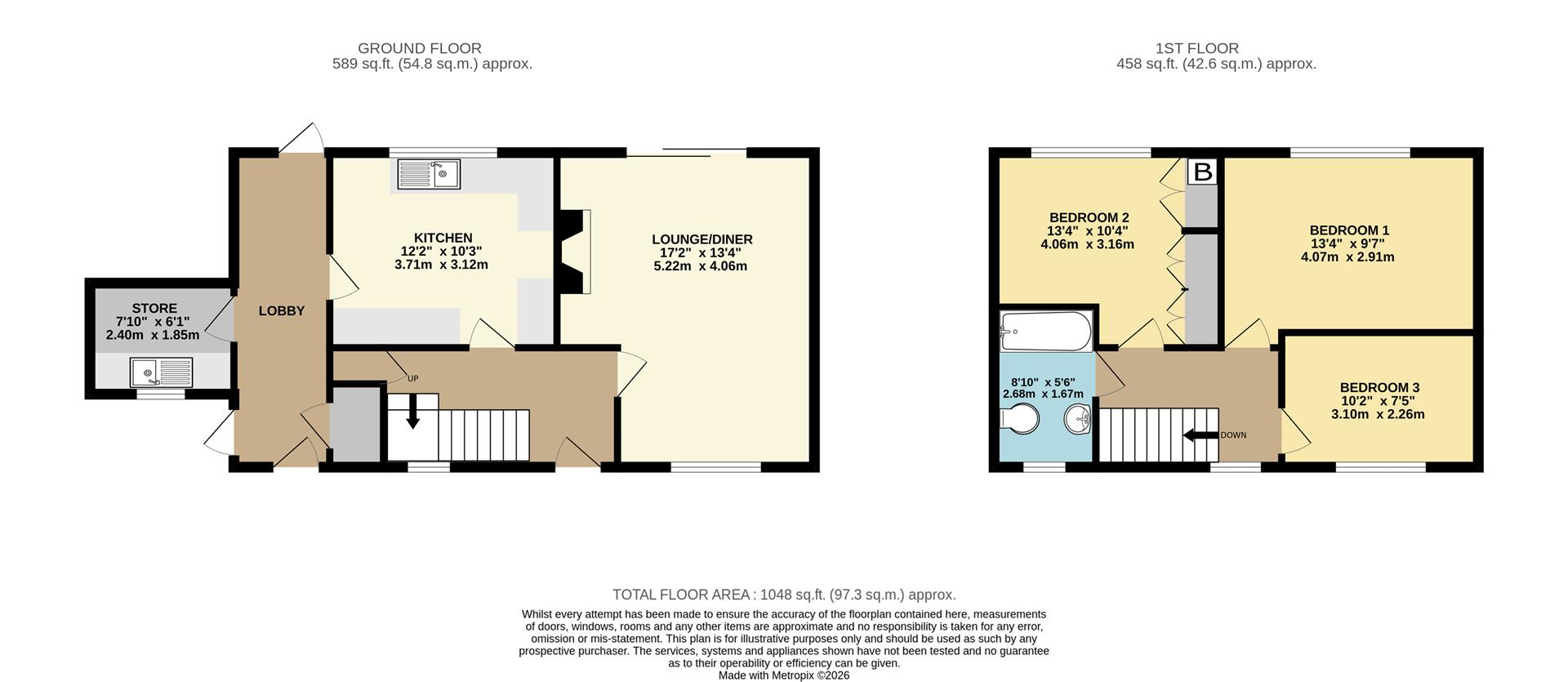 3, Westfield, Hull floorplan