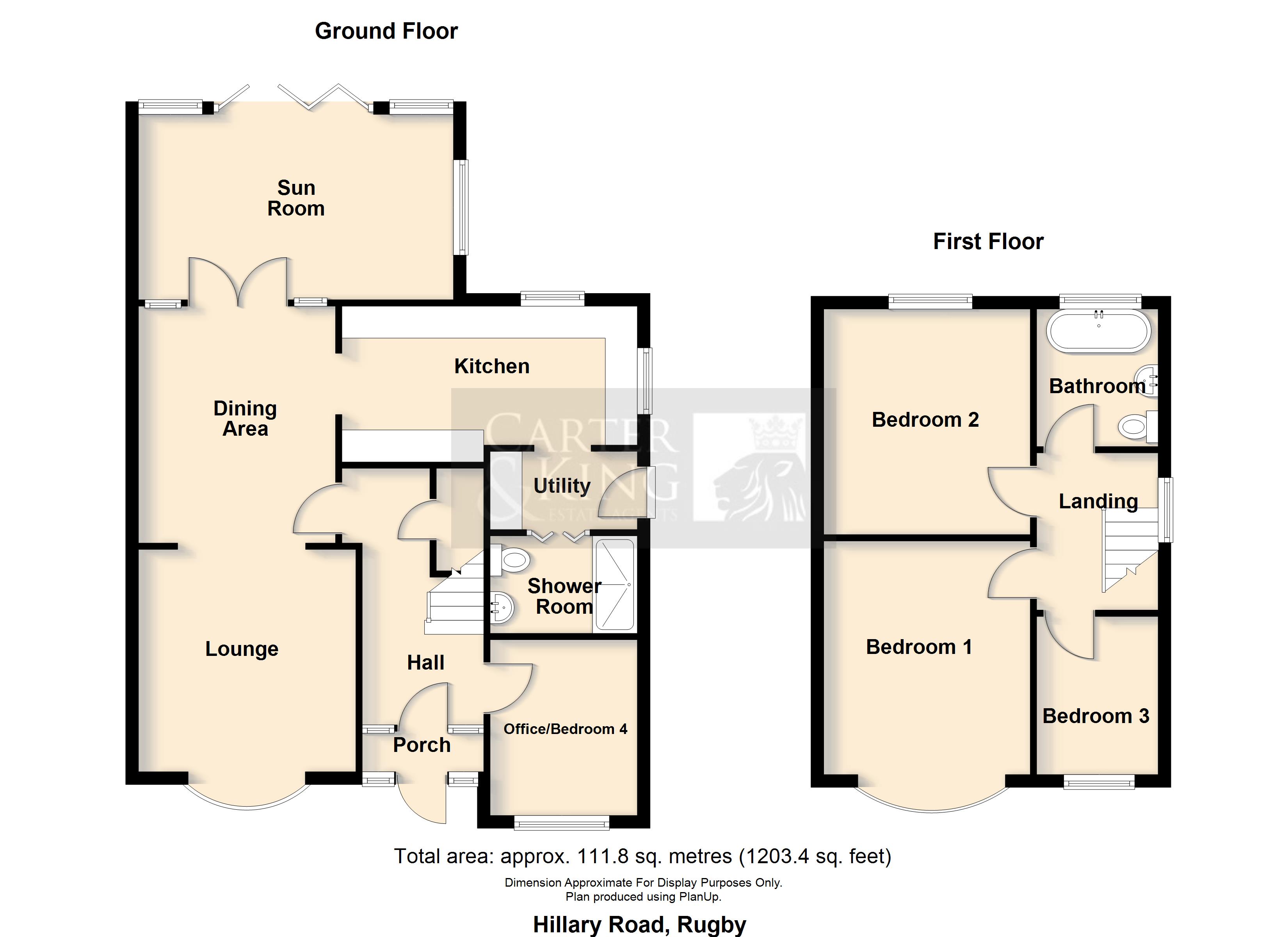 55, Hillary Road, Rugby floorplan