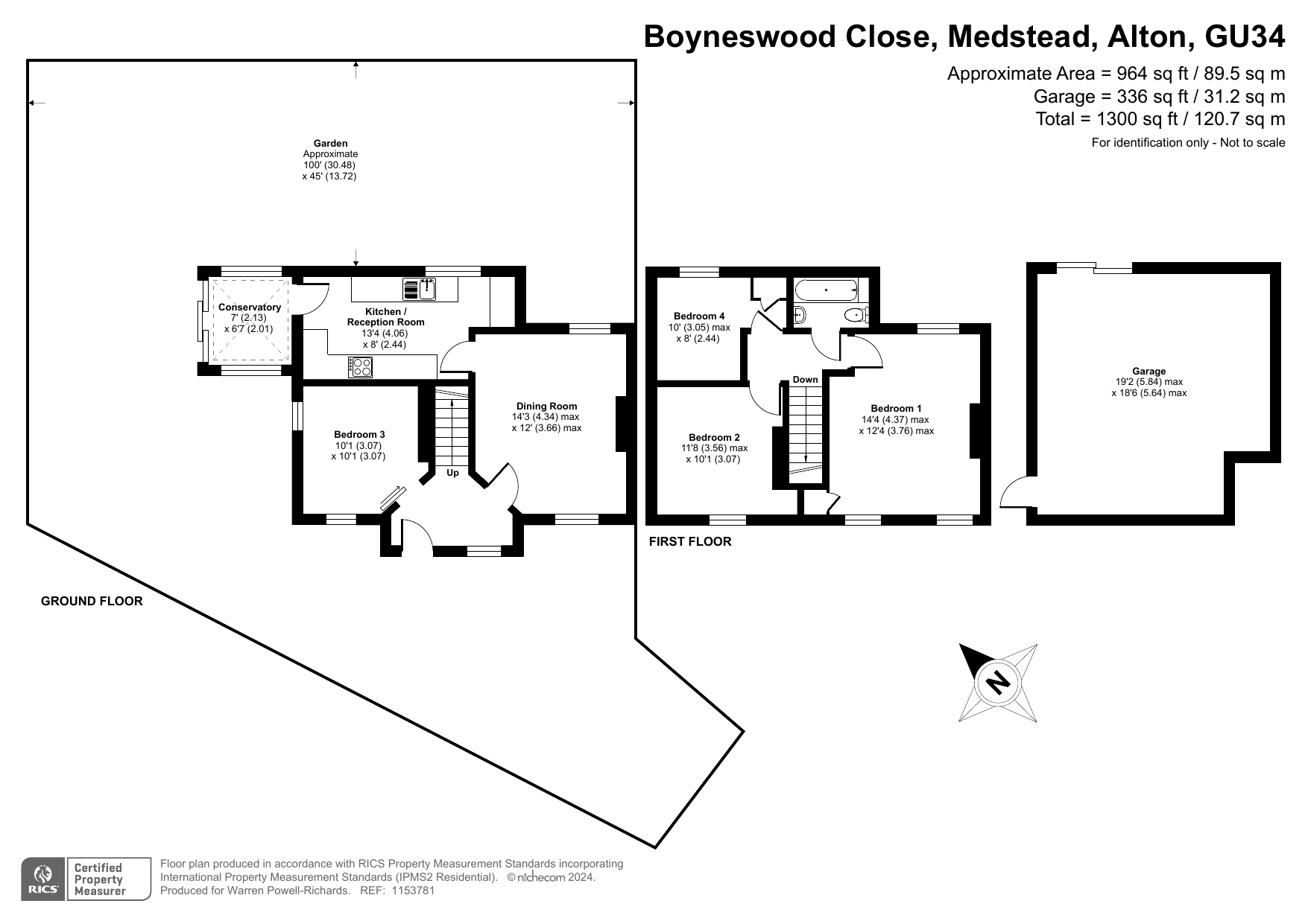 5, Boyneswood Close, Alton floorplan