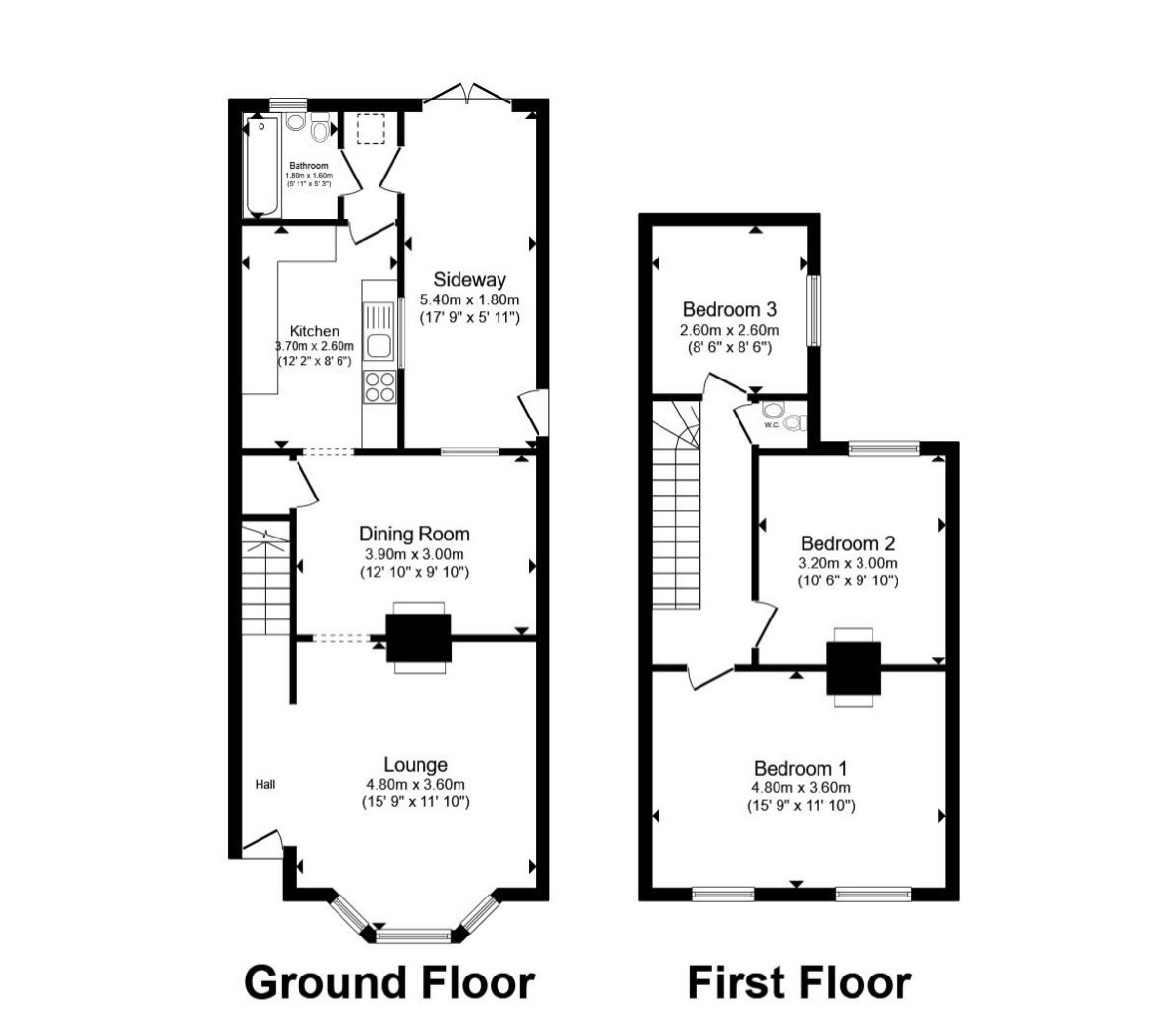 6, Springfield Terrace, Sudbury floorplan