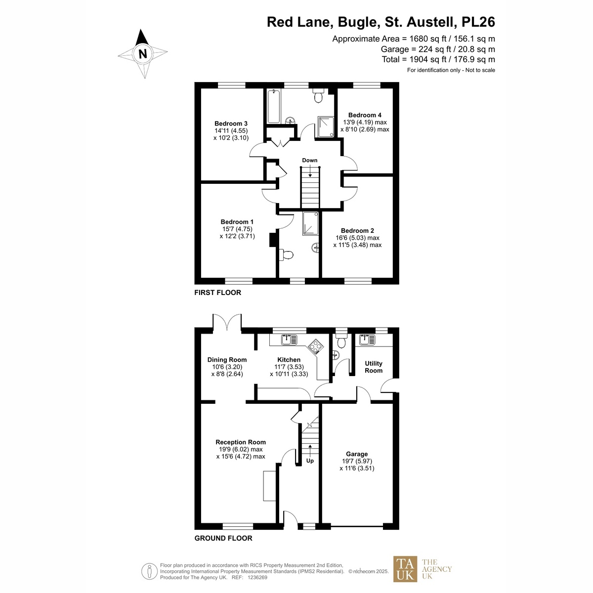 Brooklands, Red Lane, St. Austell floorplan