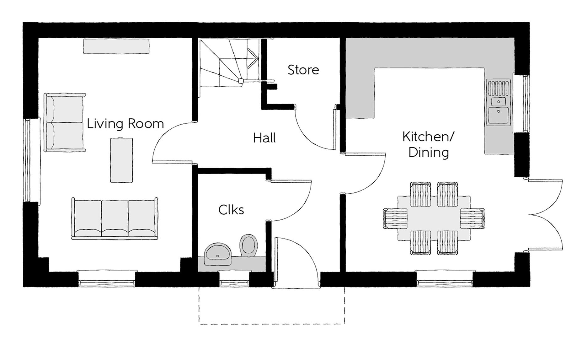 Plot 122, The Crescent, Stoke on Trent floorplan