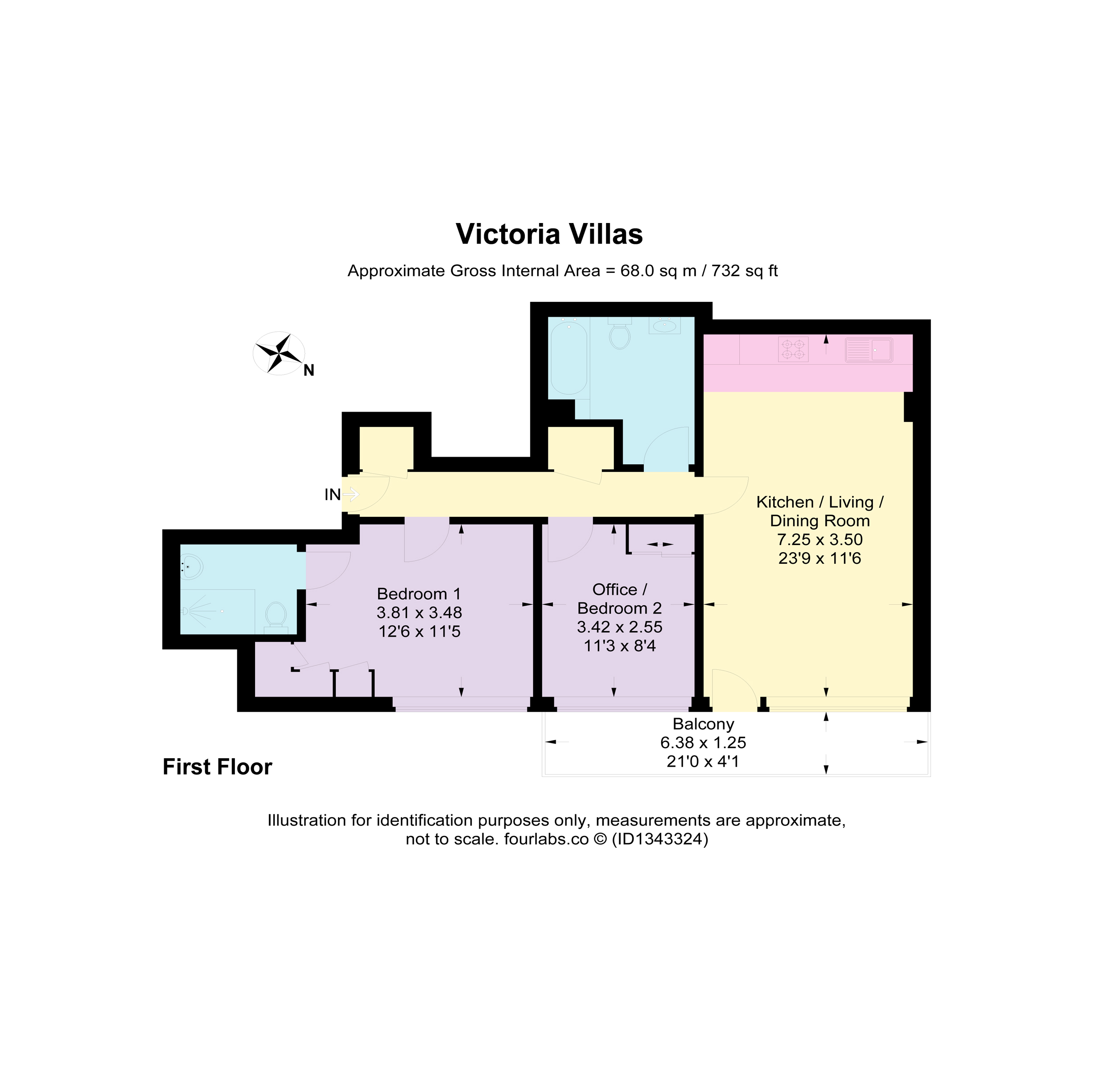 Victoria Villas, Surrey floorplan