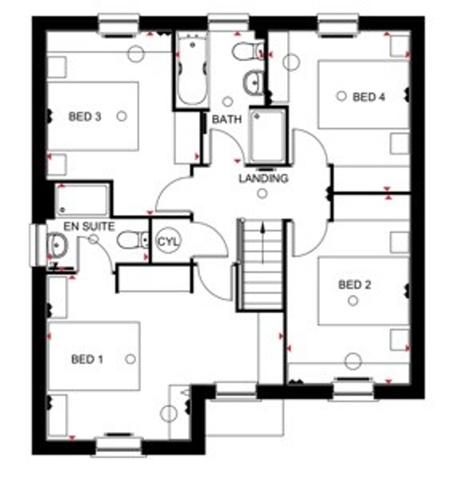 77 Hazelhurst Way, Tarporley floorplan