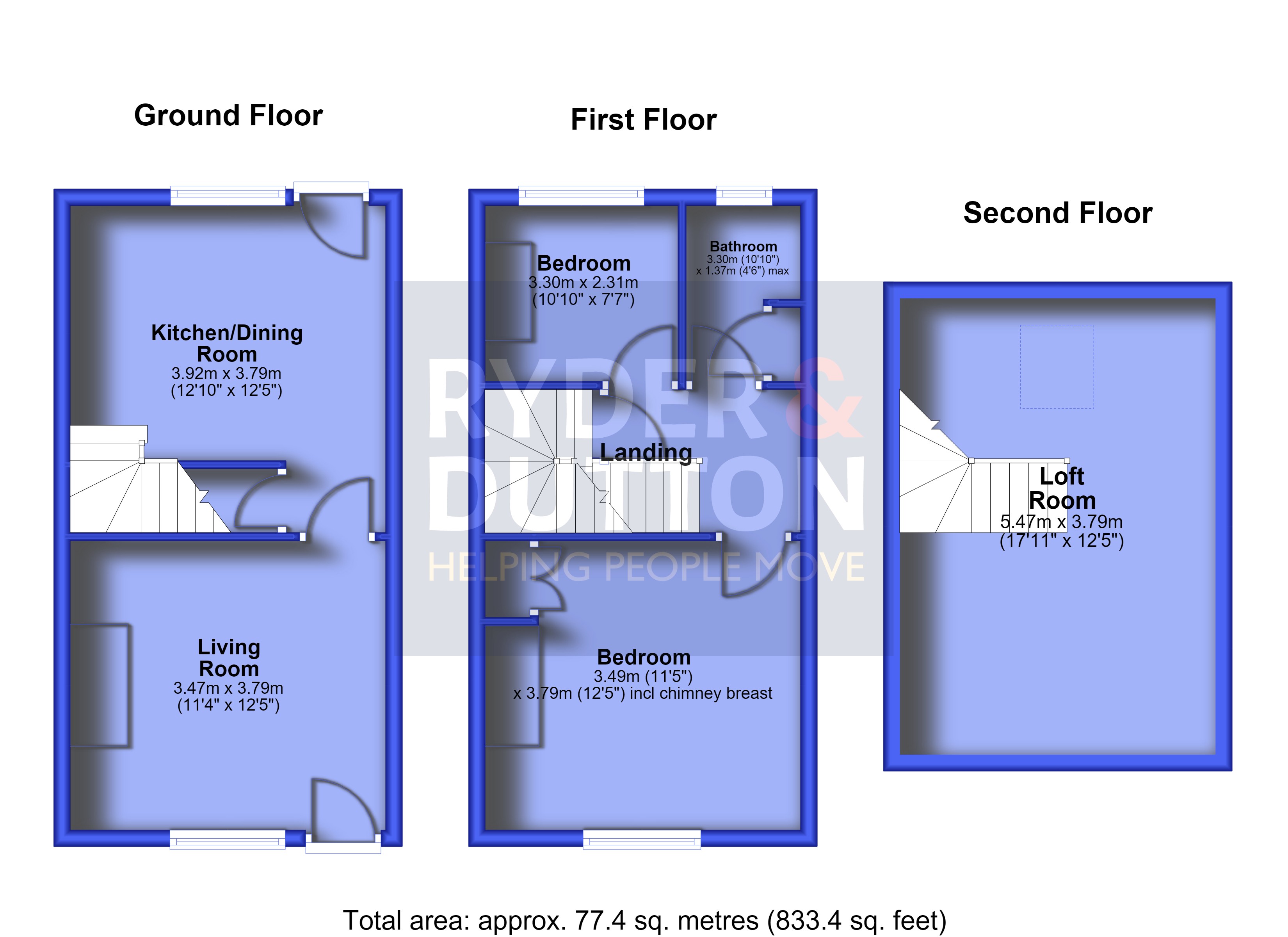 174, Halifax Road, Rochdale floorplan
