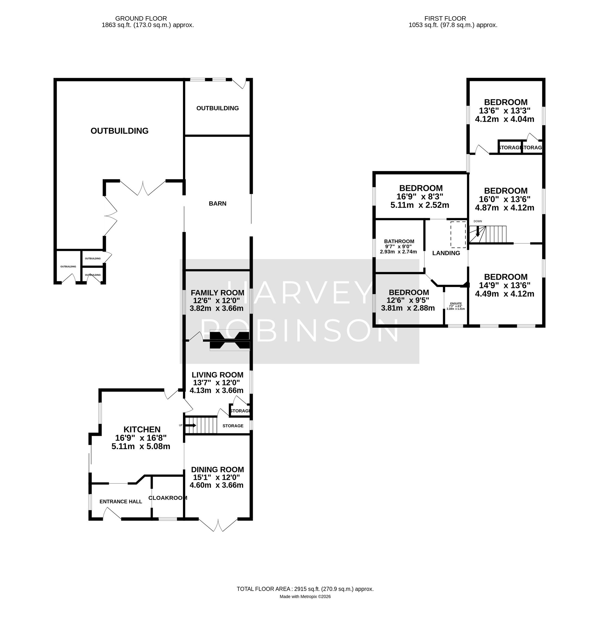 26 The Fields, Biggleswade floorplan