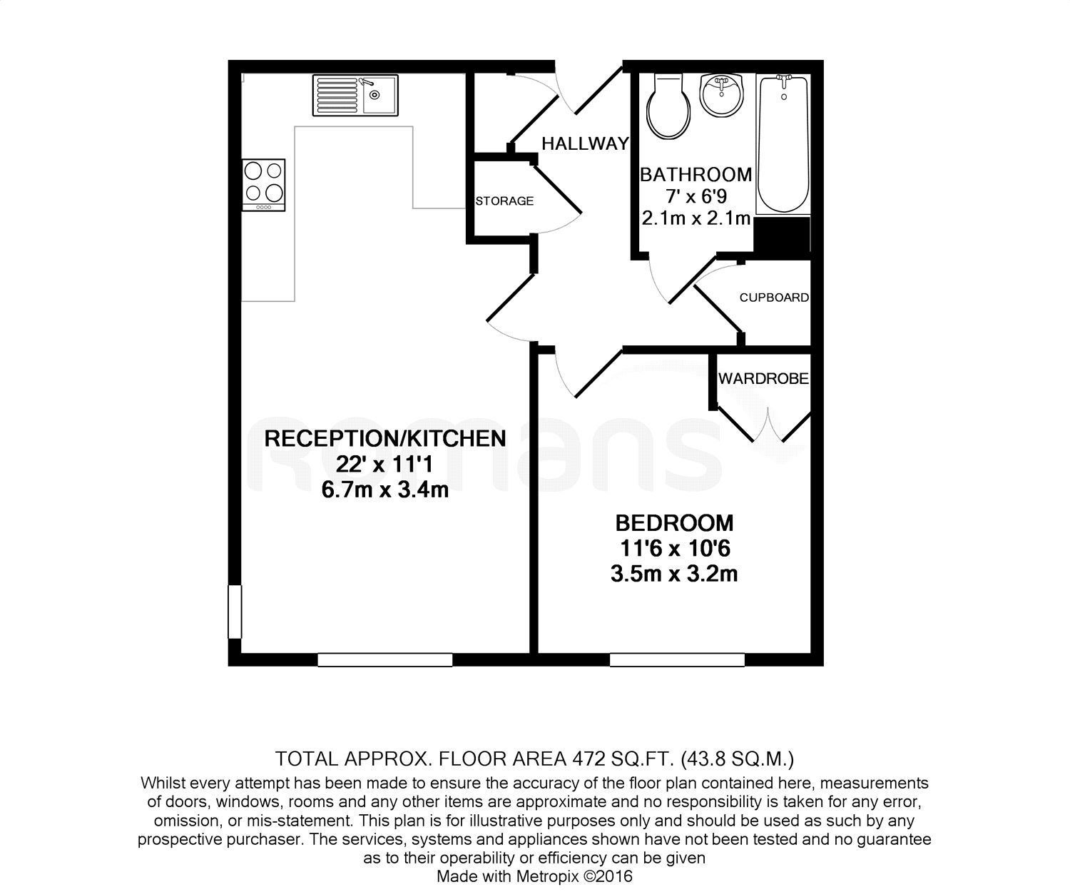 Flat 27, Trent House, Maidenhead floorplan