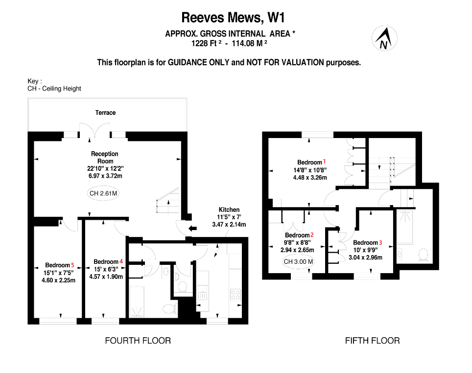 10, Reeves Mews , London floorplan