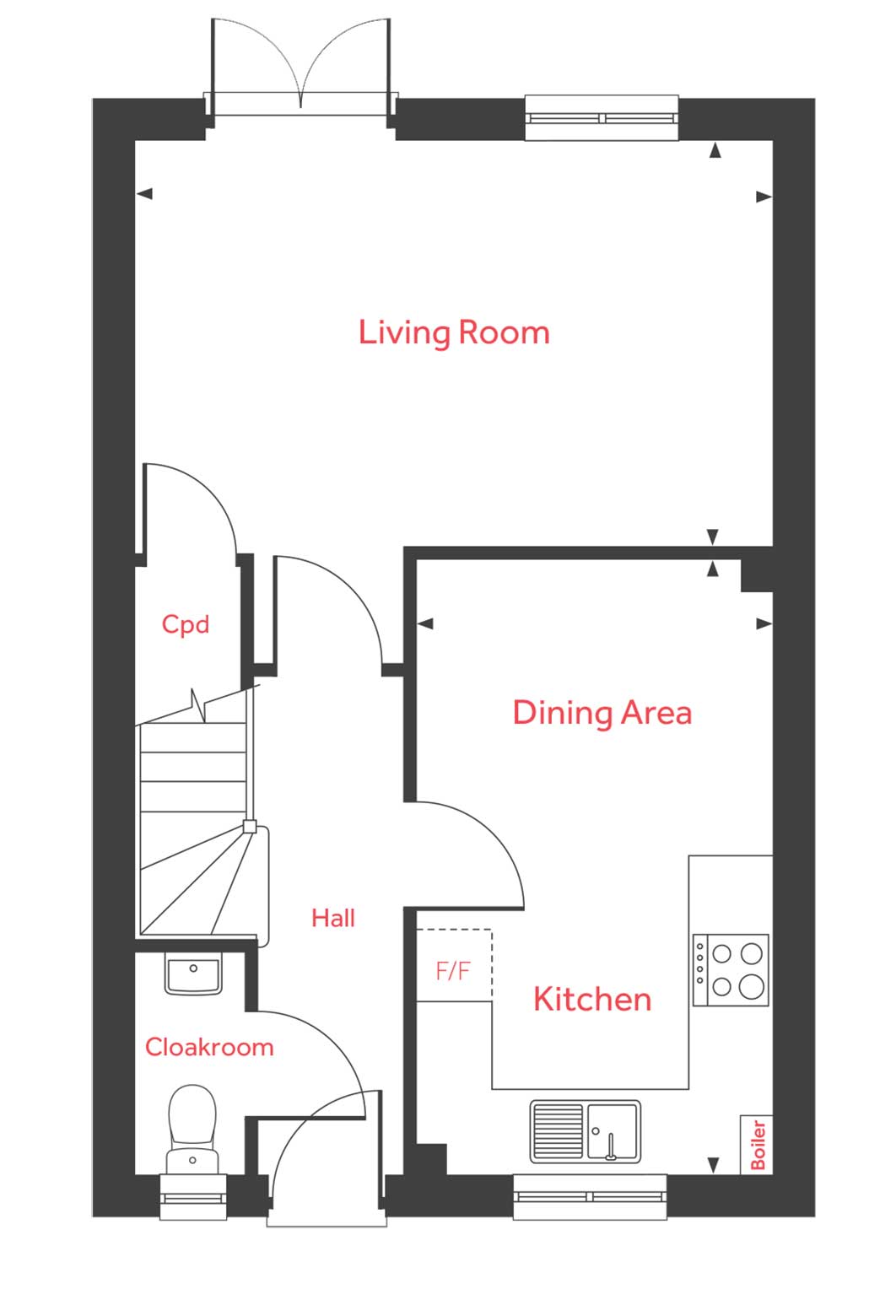 "The Eveleigh" at Roecliffe Lane, Boroughbridge, York YO51, 3 bedroom