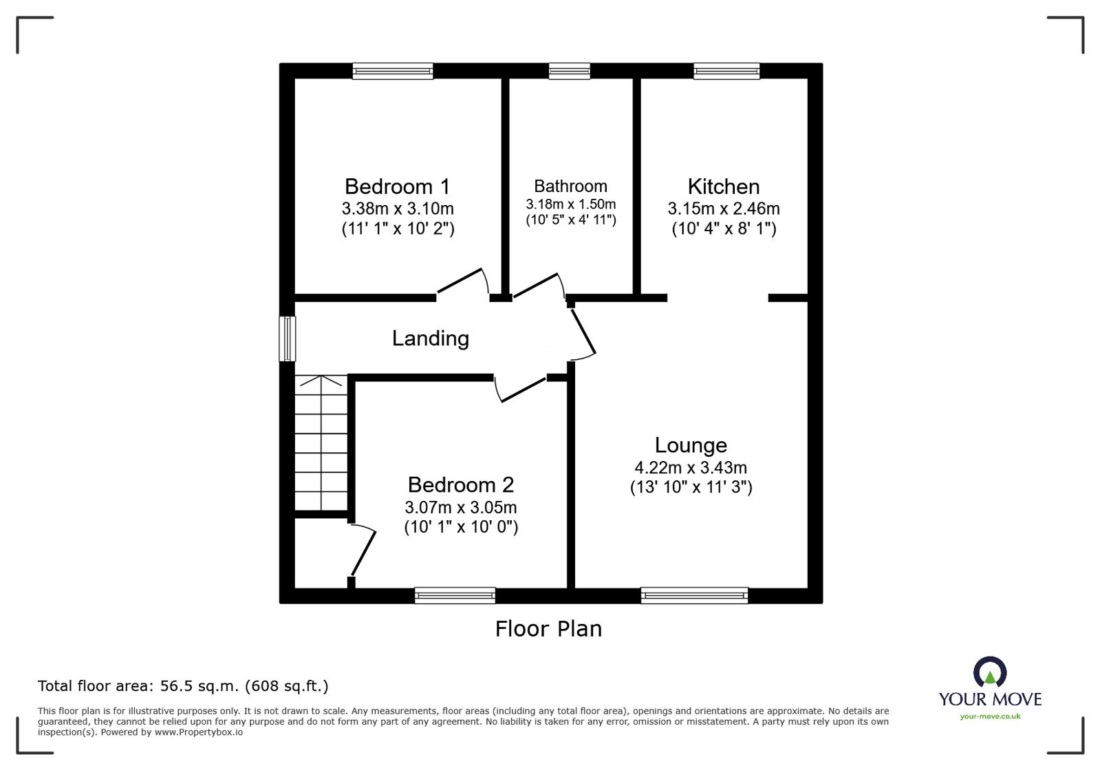 5, Leyland Green, Fegg Hayes, Staffordshire floorplan