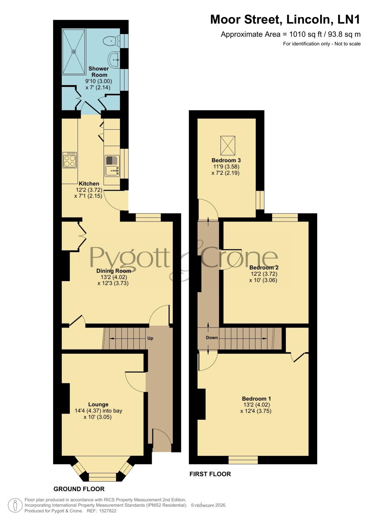 55, Moor Street, Lincoln floorplan