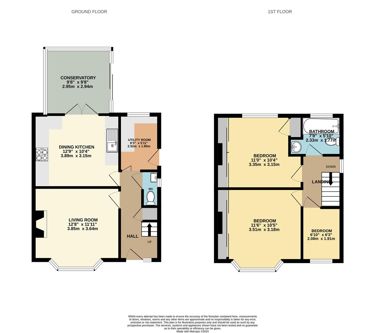 8, Orchard Avenue, High Peak floorplan