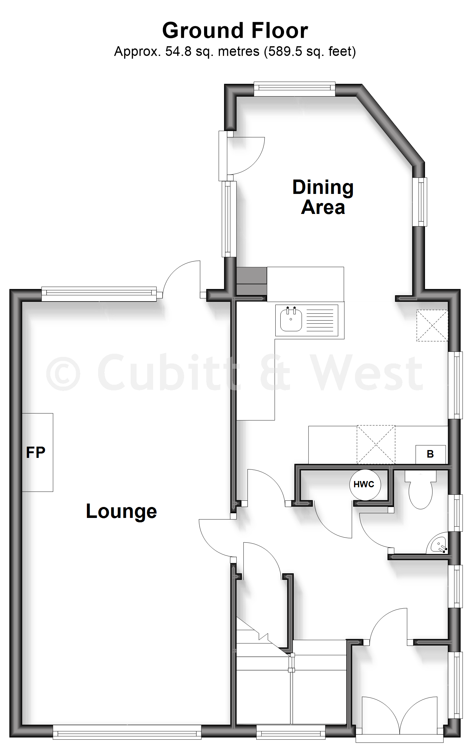 52, Warren Way, Brighton floorplan