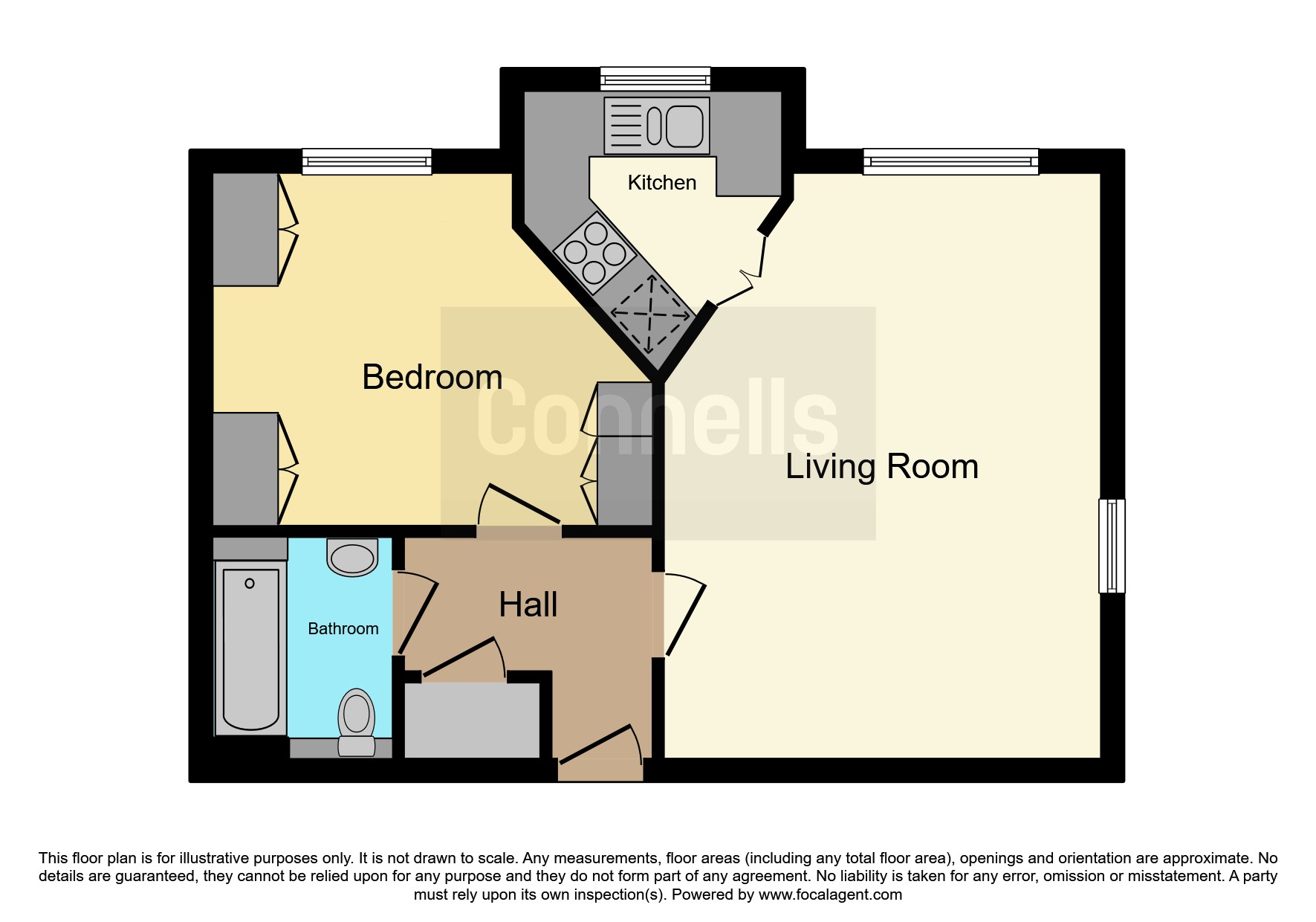 Flat 31, Dawtrey Court, 36, Grosvenor Road, Southampton floorplan